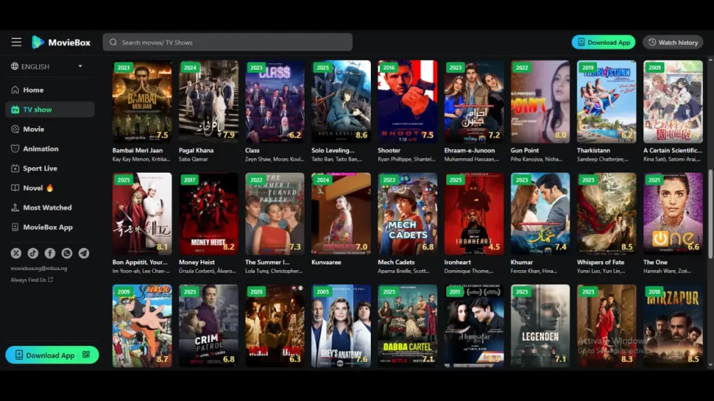 MovieBox Android TV Online